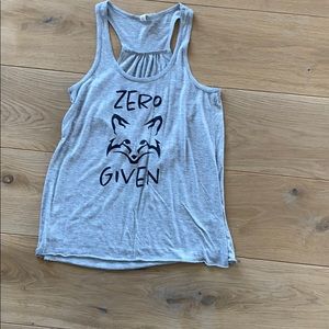 Zero fox given workout shirt